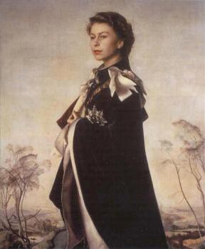 Pietro Annigoni : Portrait of Queen Elizabeth